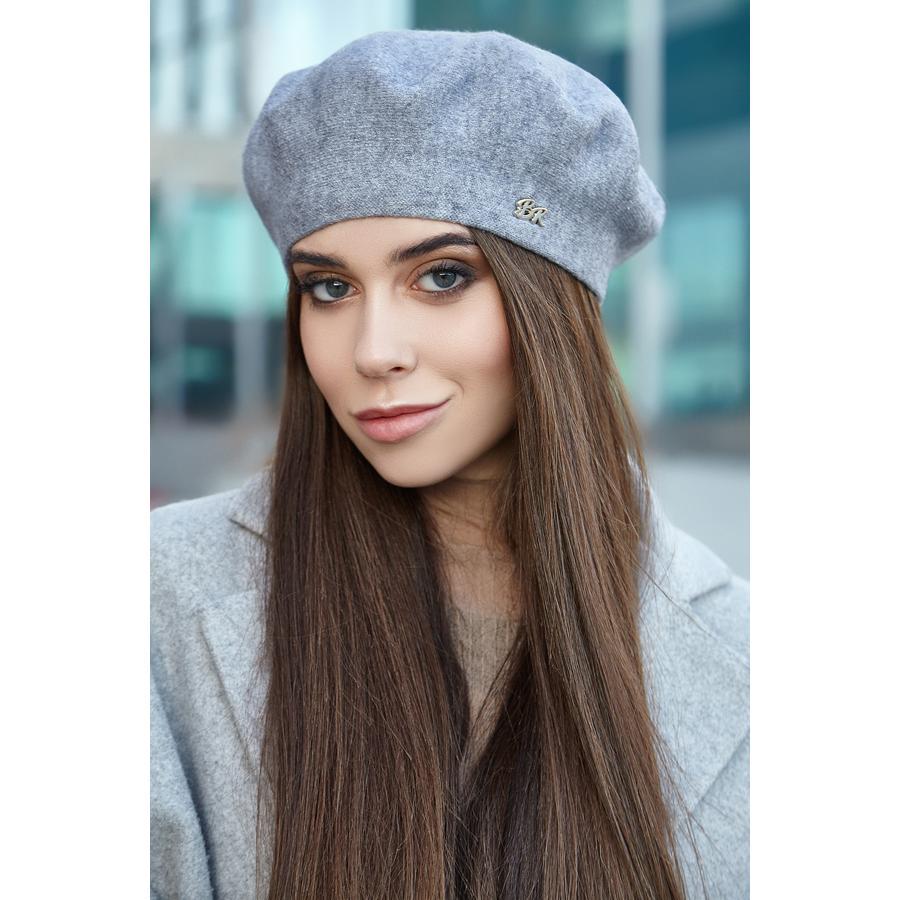 Берет двойной женский Braxton 5119 one size Маренго