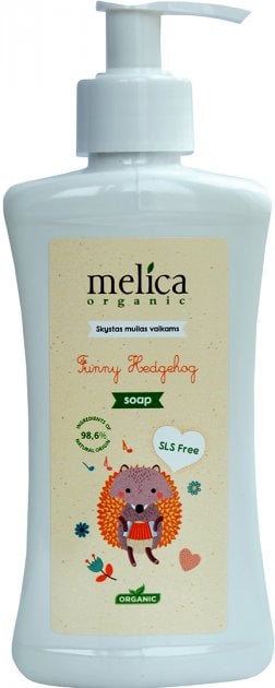 Дитяче рідке мило Melica Organic від їжачка 300 мл (4770416003327) - фото 1