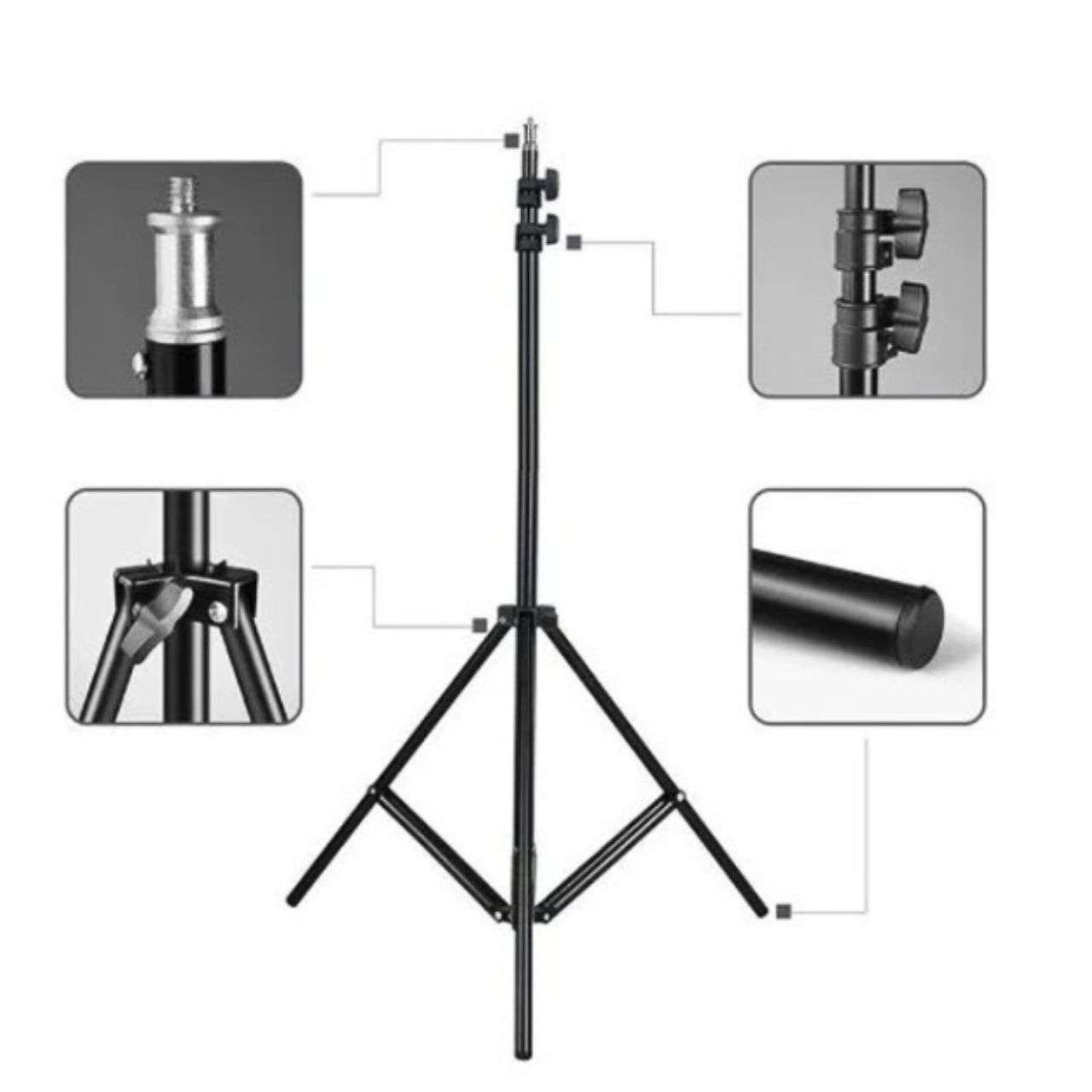 Комплект постоянного студийного света Софтбокс 50х70 см/LED лампа 50W/штатив 210 см (S166) - фото 3 Комплект постоянного студийного света Софтбокс 50х70 см/LED лампа 50W/штатив 210 см (S166) - фото 3