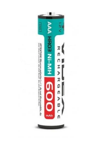 Комплект батареек аккумуляторных Videx Ni-MH AAA 600 mAh 2 шт. (000022156)