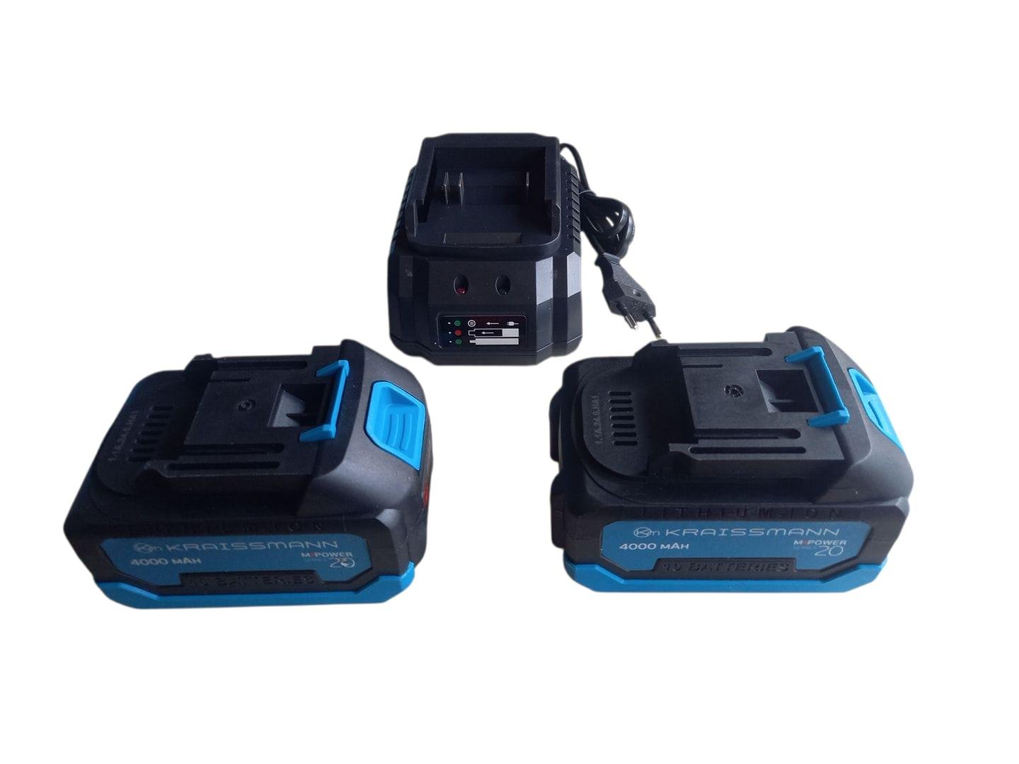 Пила акумуляторна Kraissmann 2033 AKS-BL 20/2 з 2хАКБ (28529436) - фото 3 Пила акумуляторна Kraissmann 2033 AKS-BL 20/2 з 2хАКБ (28529436) - фото 3