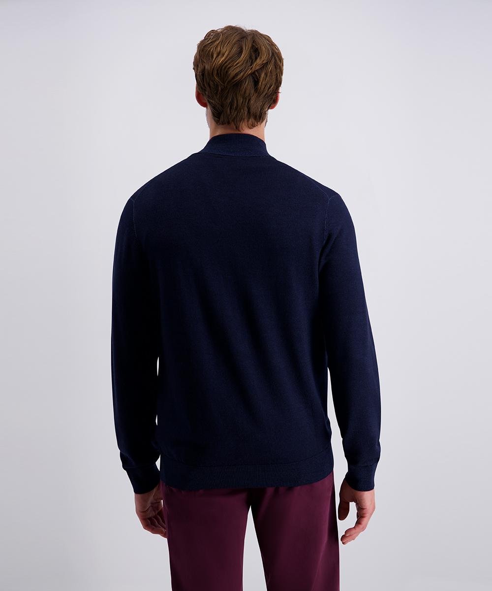 Кардиган на молнии мужской S Темно-синий (C5 50709.5037.6325-S) - фото 2 Кардиган на молнии мужской S Темно-синий (C5 50709.5037.6325-S) - фото 2