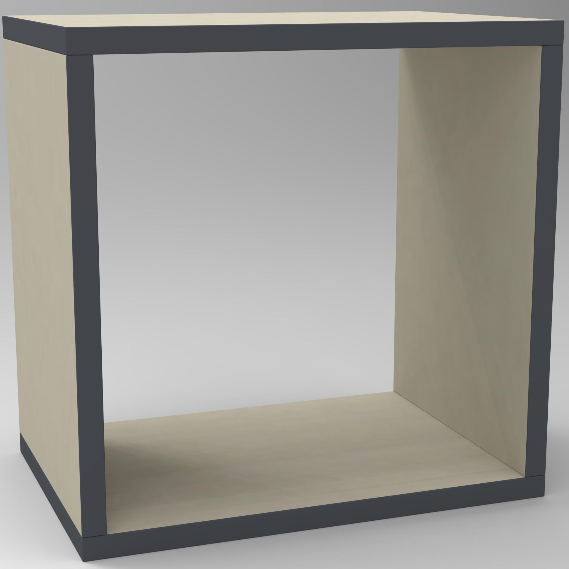 Полка квадратная Fmebel 370х370х250 мм Шампань Сатин (701033) Полка квадратная Fmebel 370х370х250 мм Шампань Сатин (701033)