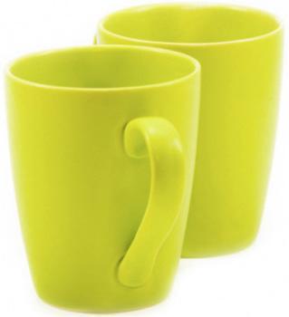 Набор керамических кружков Fissman Sunshine 300 мл 2 шт. Лайм - фото 3 Набор керамических кружков Fissman Sunshine 300 мл 2 шт. Лайм - фото 3