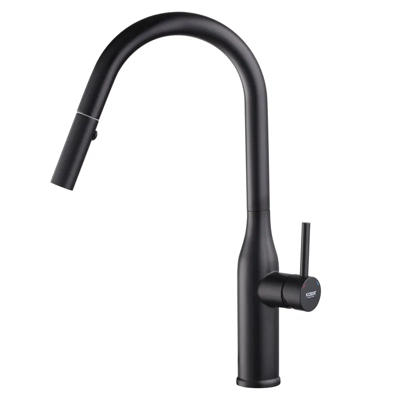 Змішувач для кухні KOER KI-70004-05 з висувним виливом (KR3386)