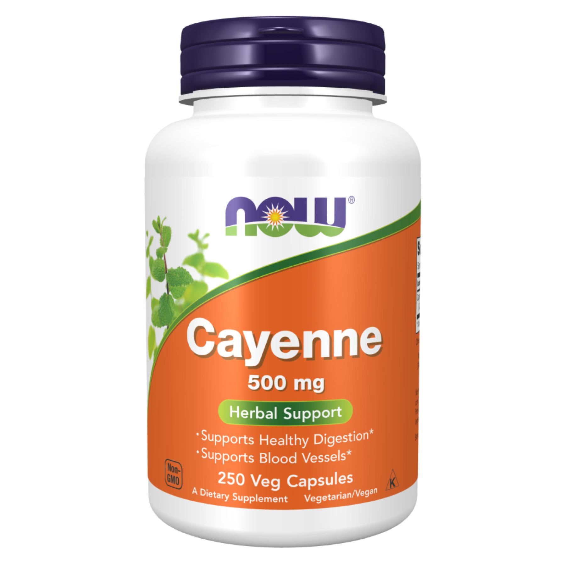 Натуральная добавка Cayenne 500 mg 250 vcaps (2022-10-2637)