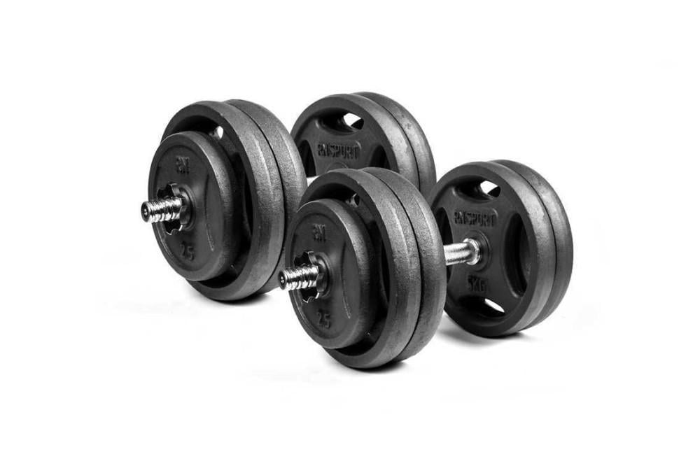 Гантели разборные RN-Sport металлические/чугунные 2 по 26 кг (2522949064_rn_2)