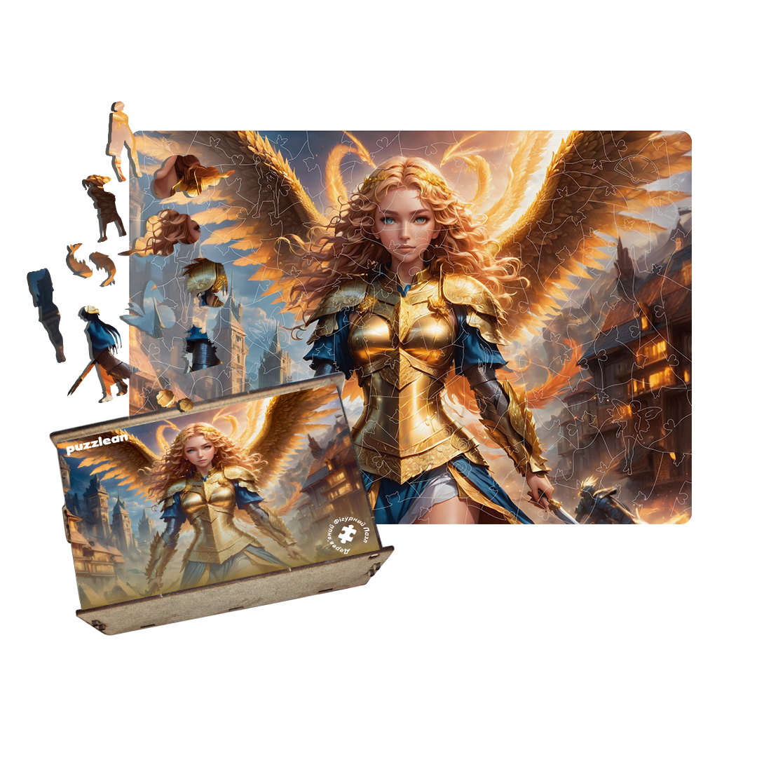 Пазл дерев'яний Аніме Феєричні Крила у картонній коробці А4 100 ел. (puzzlean-1755-KART-А4) Пазл дерев'яний Аніме Феєричні Крила у картонній коробці А4 100 ел. (puzzlean-1755-KART-А4)