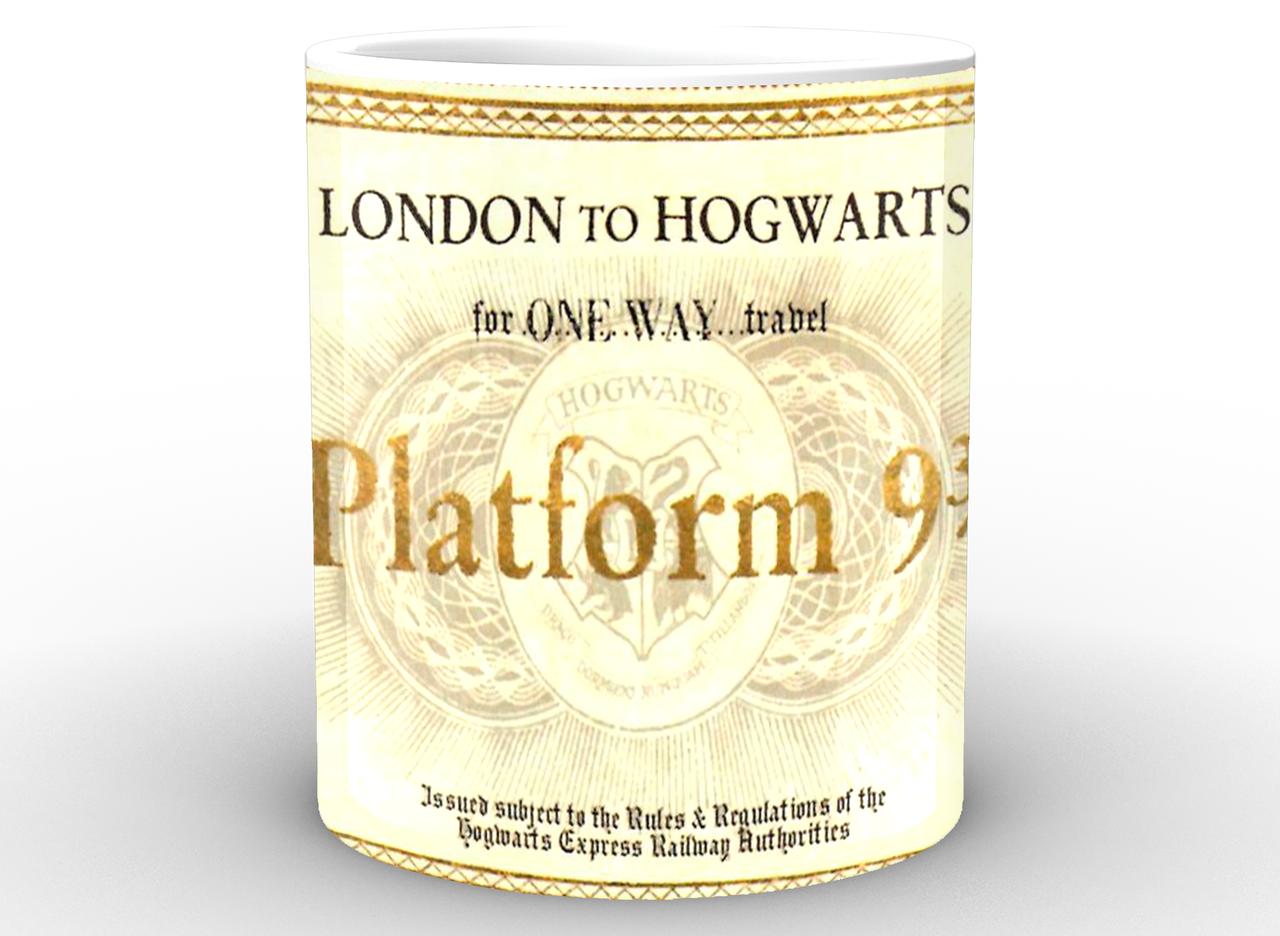 Чашка Gee! Harry Potter Гарри Поттер Билет на Хогвартс Экспресс HP.02.032