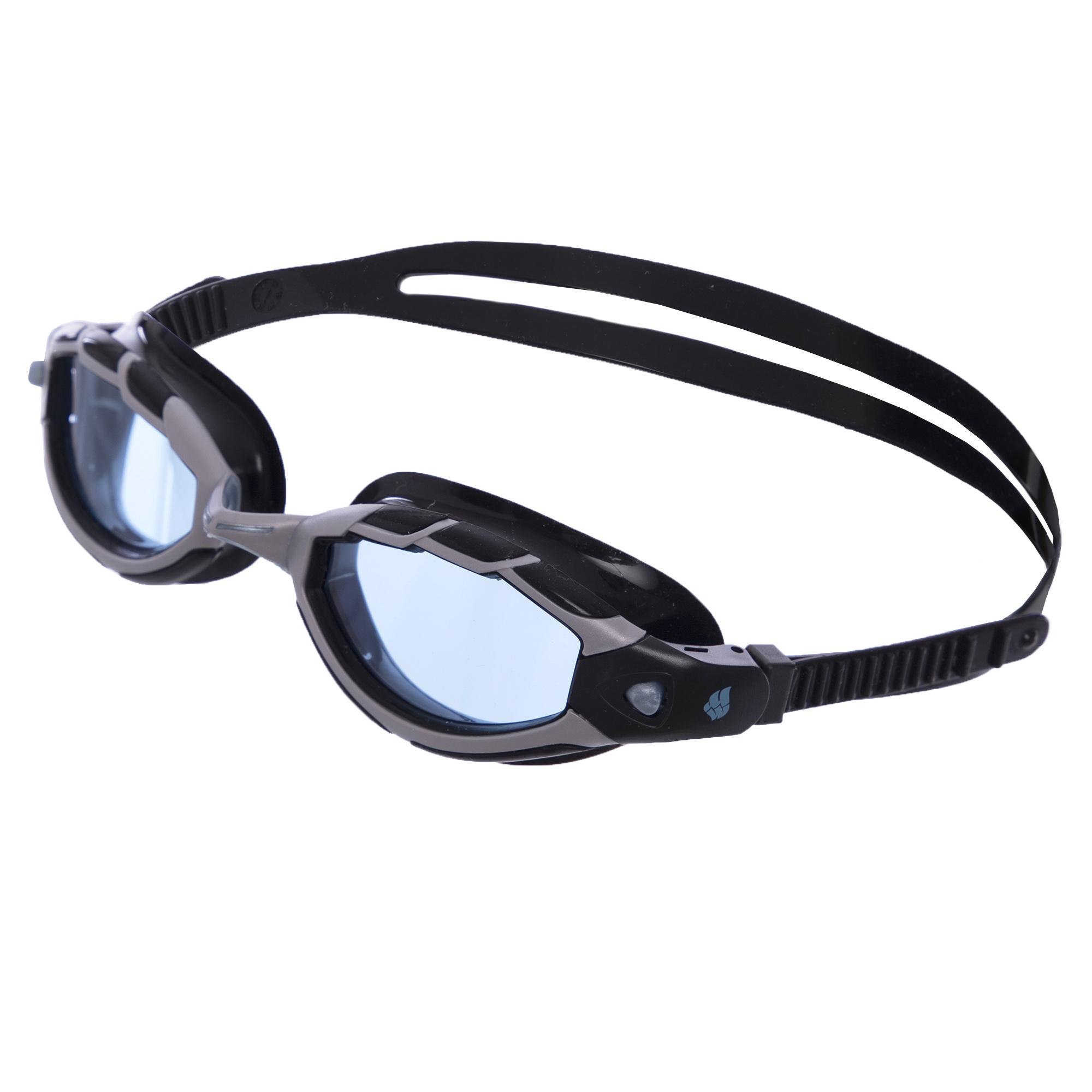 Очки для плавания взрослые MadWave SHARK M043107 Черный (M043107_Черный)