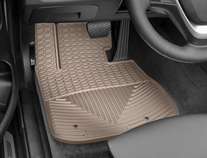 Килимки автомобільні передні гумові WeatherTech W360TN BMW 4-Series/M4 2014 Бежевий (1185135789)