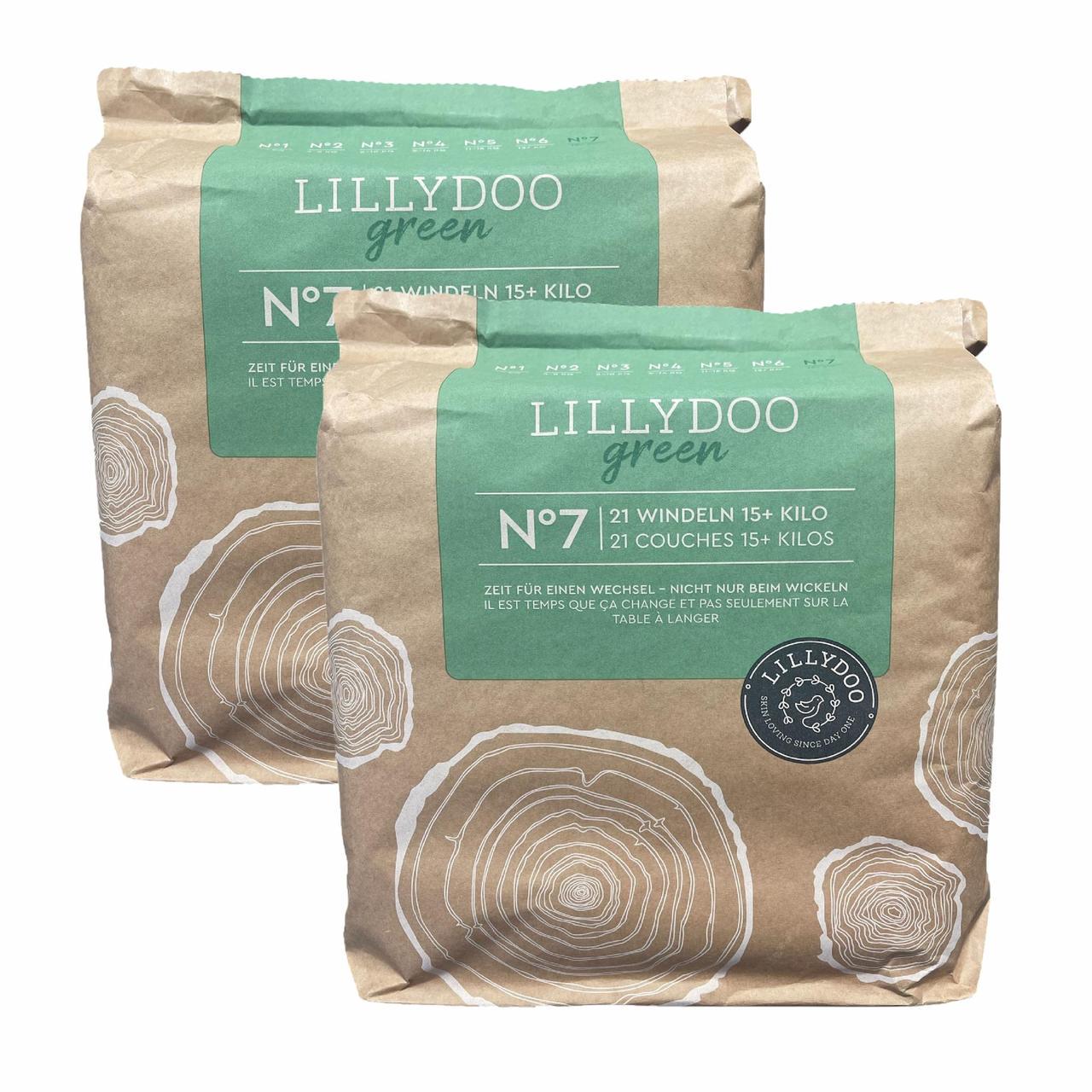 Підгузки еко LILLYDOO Green 7 XXL 15+ кг 42 шт. (2496196169)