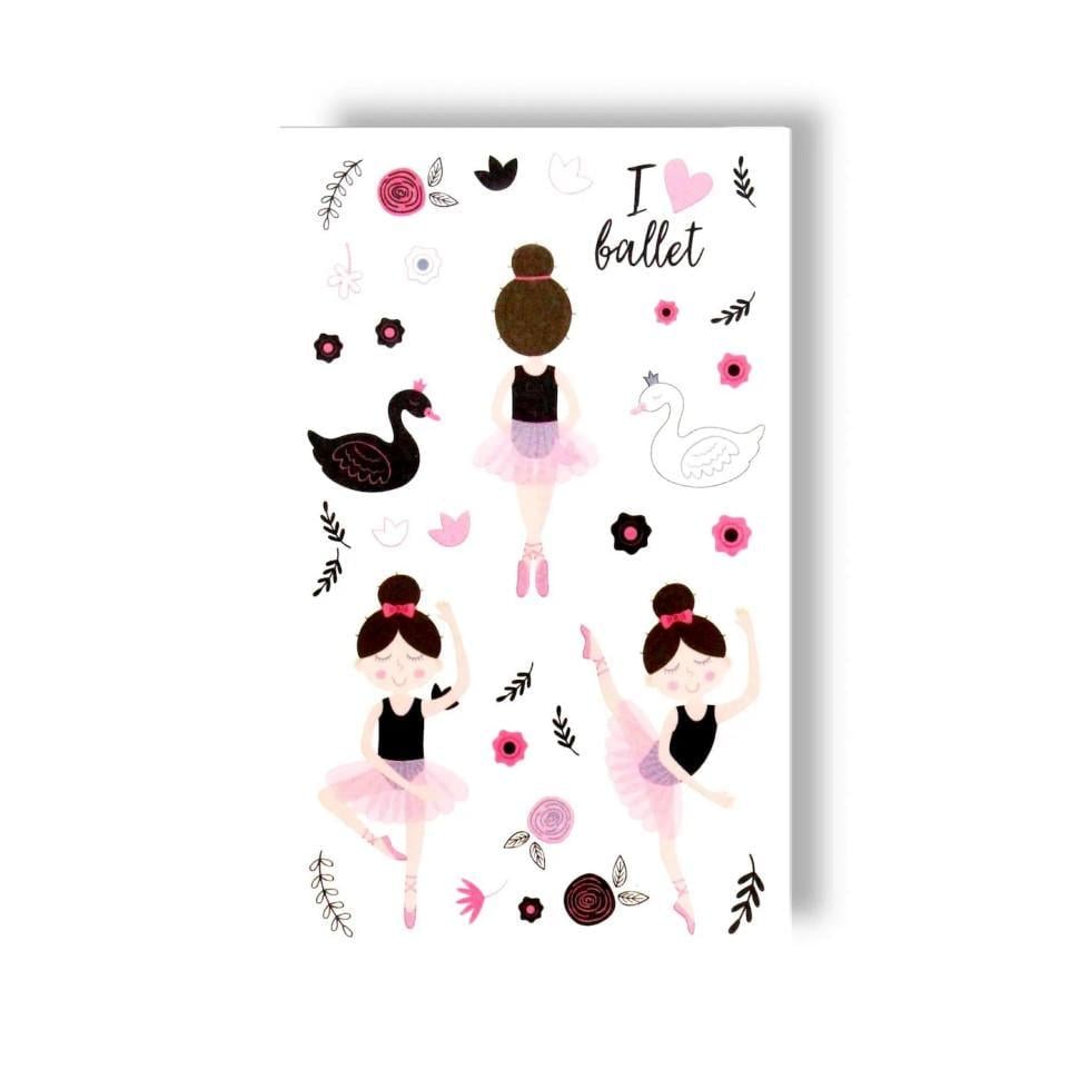 Набір тату тимчасових Балерина (EC-402)
