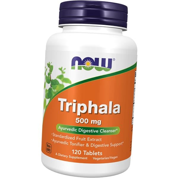 Трифала, Triphala 500, Now Foods 120таб (71128117)