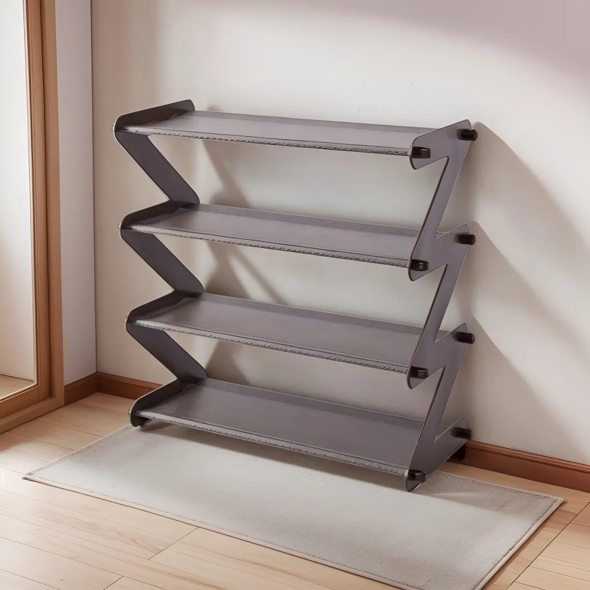Органайзер для обуви Z-shaped Shoe Rack Коричневый