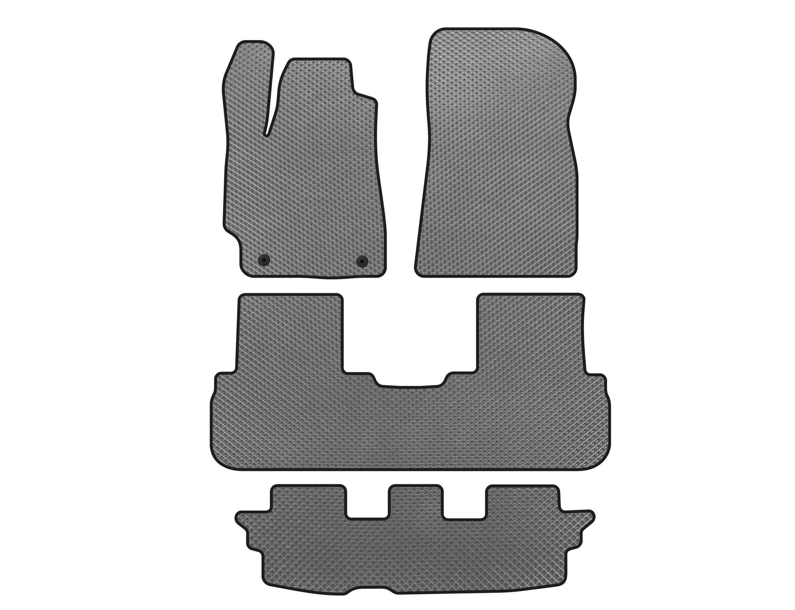 Коврики Digital Designs для Toyota Highlander 2008-2013 рр. этилвинилацетат Серый (164584)