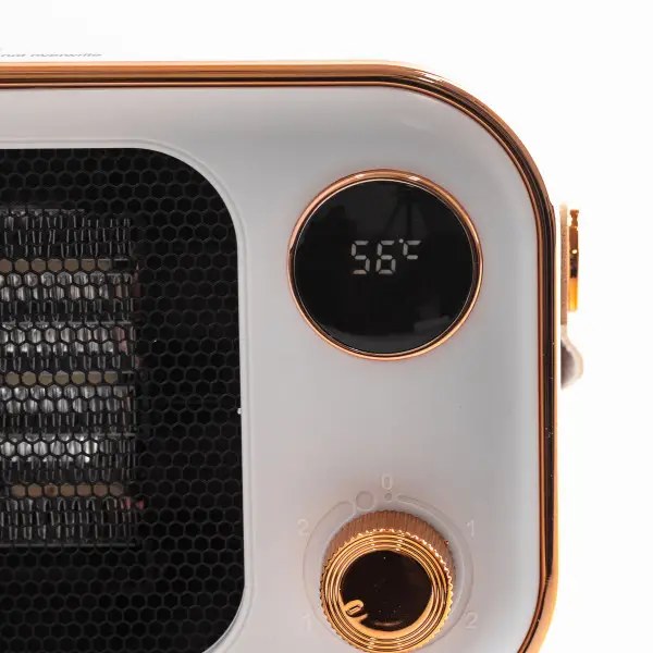 Тепловентилятор портативный Shenten с керамическим нагревательным элементом и дисплеем 1200 Вт Белый (147-107-HPAQL039W) - фото 2 Тепловентилятор портативный Shenten с керамическим нагревательным элементом и дисплеем 1200 Вт Белый (147-107-HPAQL039W) - фото 2