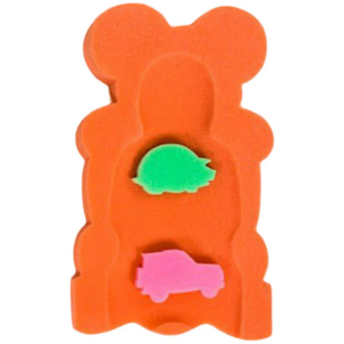 Мягкий анатомический коврик в ванночку для младенцев Оранжевый Мягкий анатомический коврик в ванночку для младенцев Оранжевый