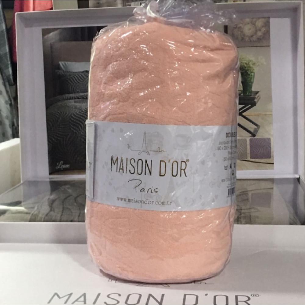 Простынь Maison D'or apricot махровая на резинке 180x200 см с наволочками 2 шт. 50x70 см (2000022265601) - фото 1 Простынь Maison D'or apricot махровая на резинке 180x200 см с наволочками 2 шт. 50x70 см (2000022265601) - фото 1