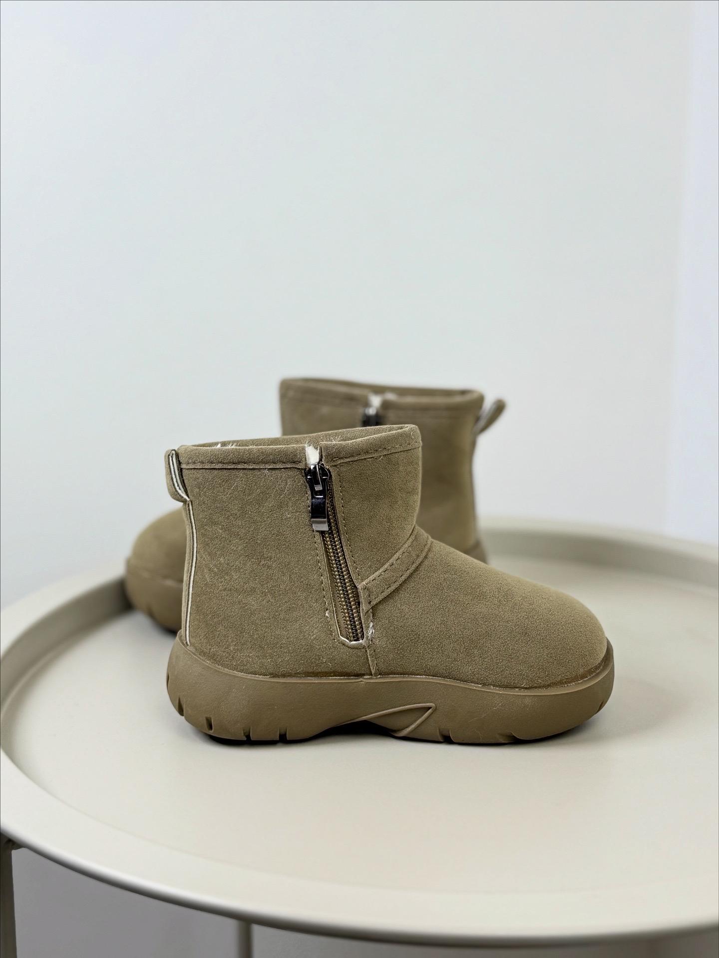 Ботинки детские зимние 1650 р. 27 Бежевый (30411207) - фото 6