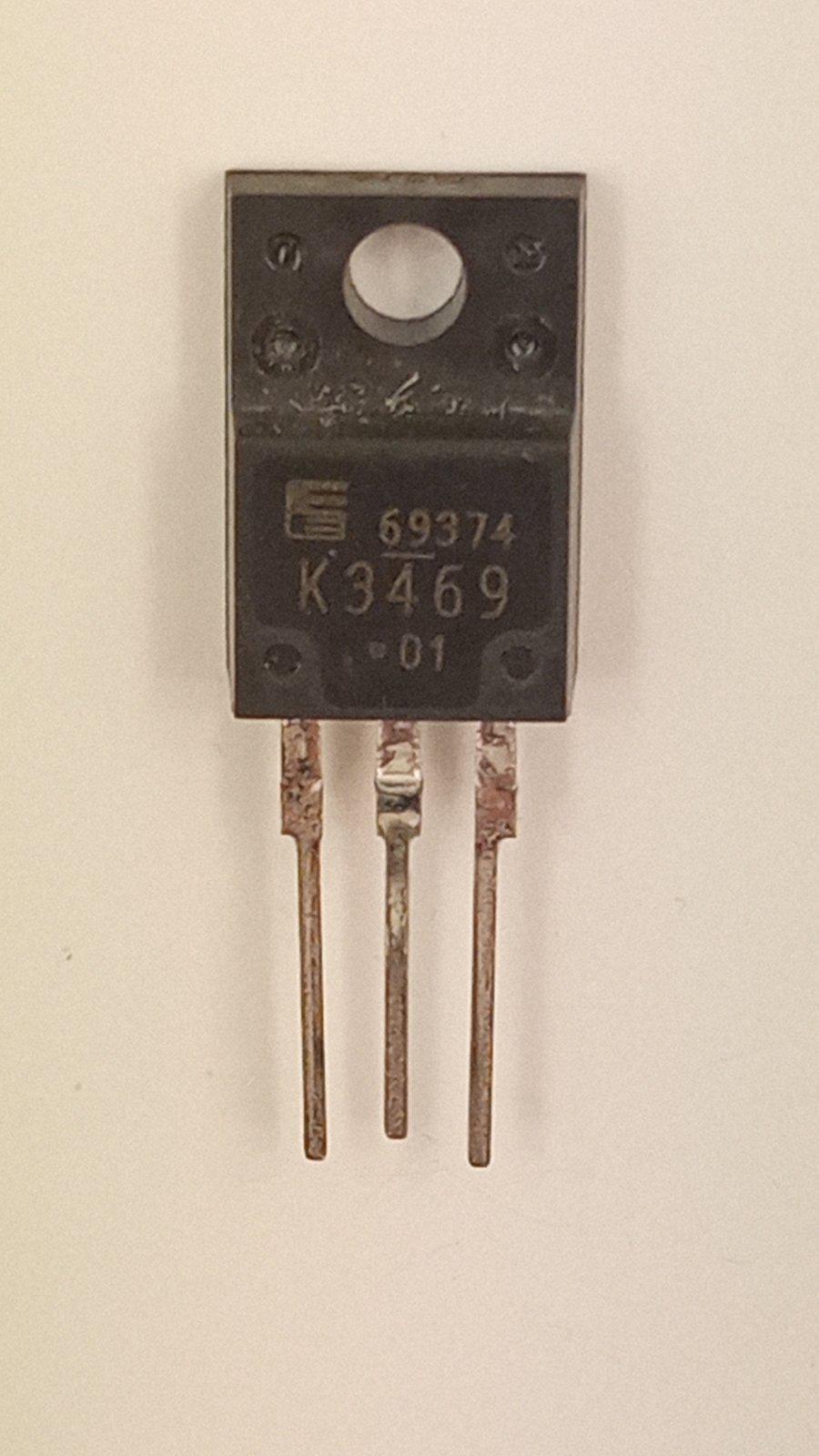 Транзистор 2SK3469 n-channel 500V 12A 0 4Om TO-220FP (06840)