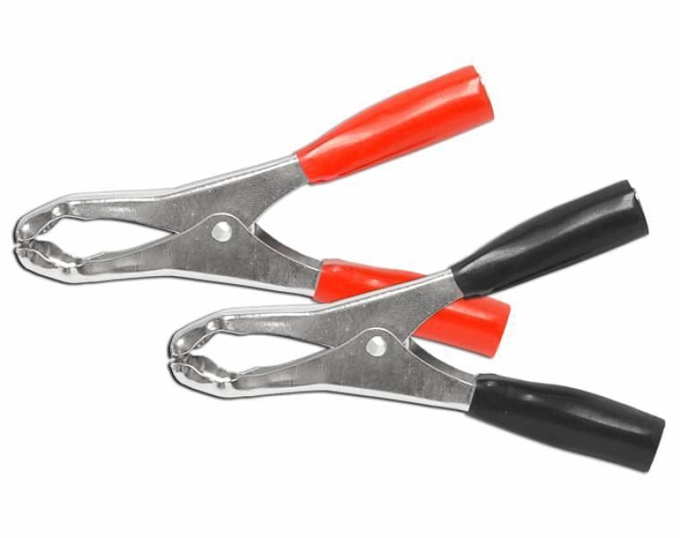 Зажим типа крокодил 50A 97 мм 1 пар (LX8150A) Зажим типа крокодил 50A 97 мм 1 пар (LX8150A)