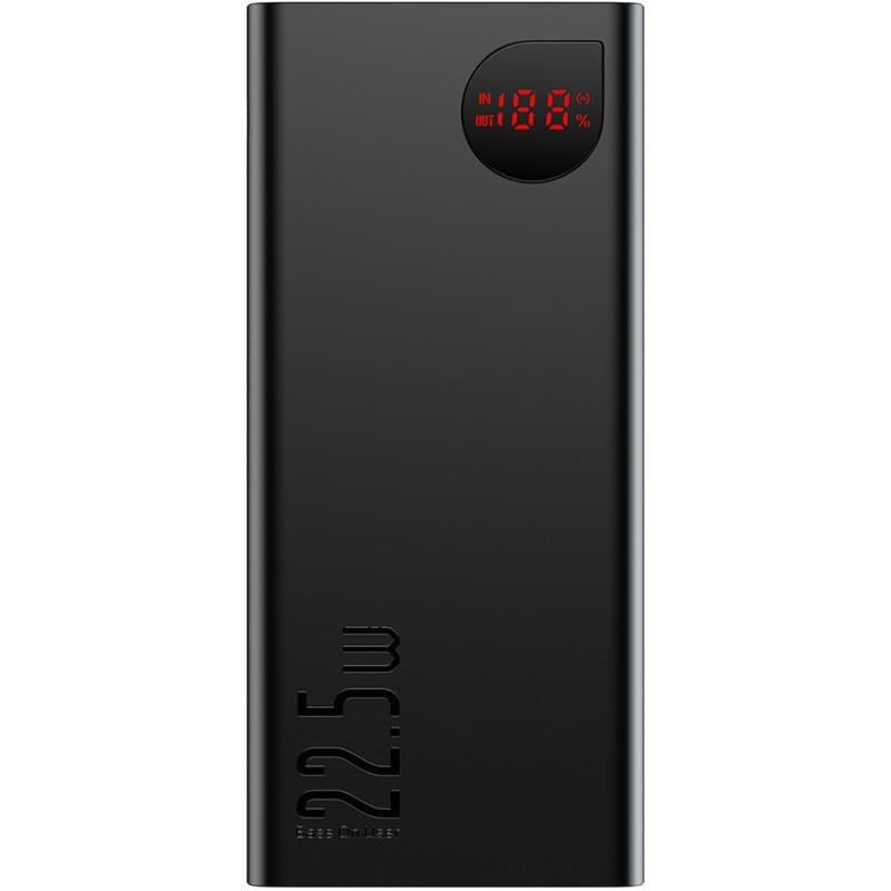 Павербанк Baseus Adaman 22,5W 20000 mAh Чорний (PPADM20S-B)