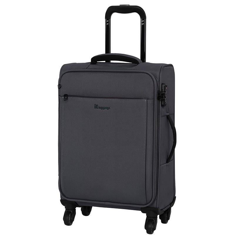 Чемодан на 4 колесах IT Luggage Accentuate S 32 л Steel Gray (IT12-2277-04-S-S885)