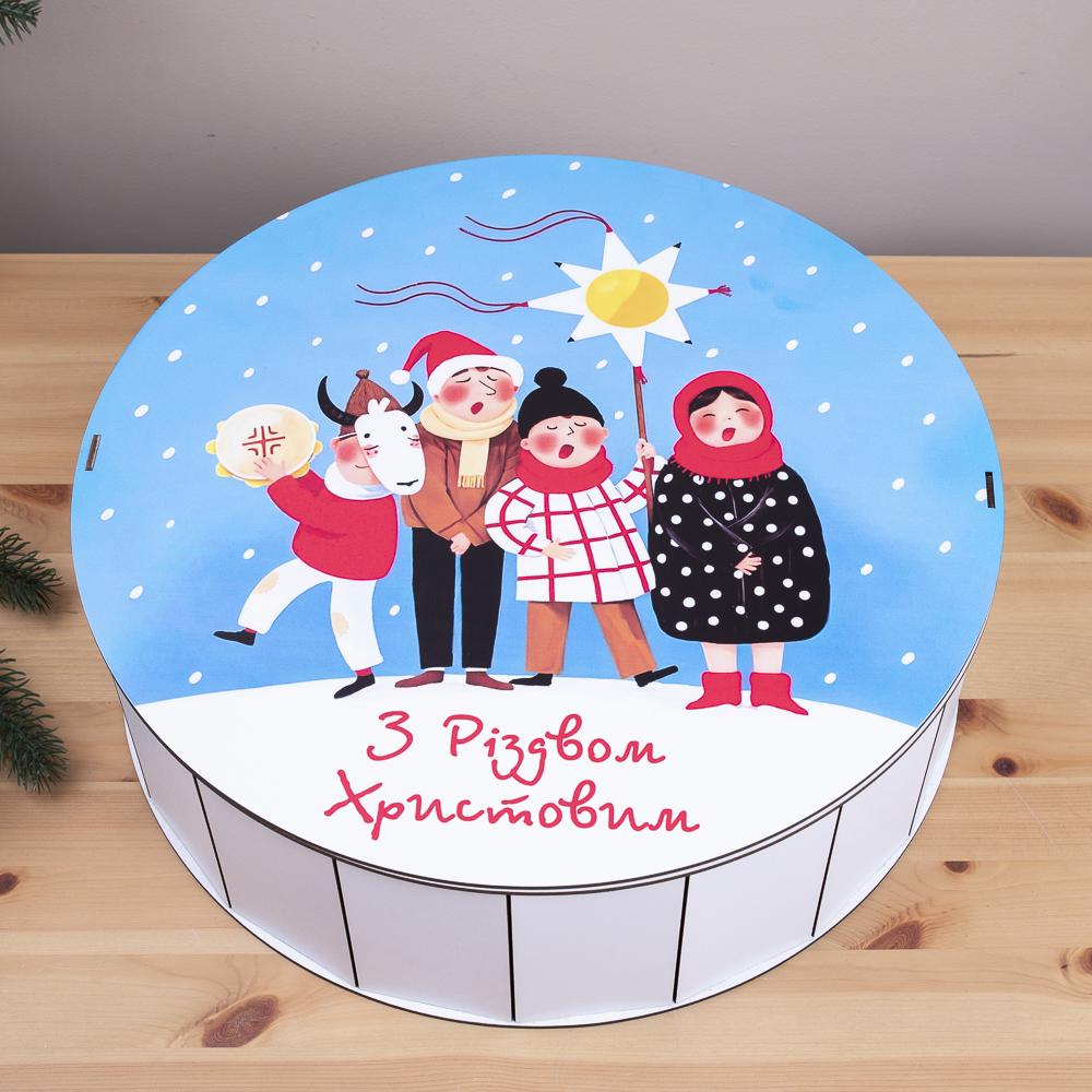 Коробка круглая Коляда 40 см (4982-42)