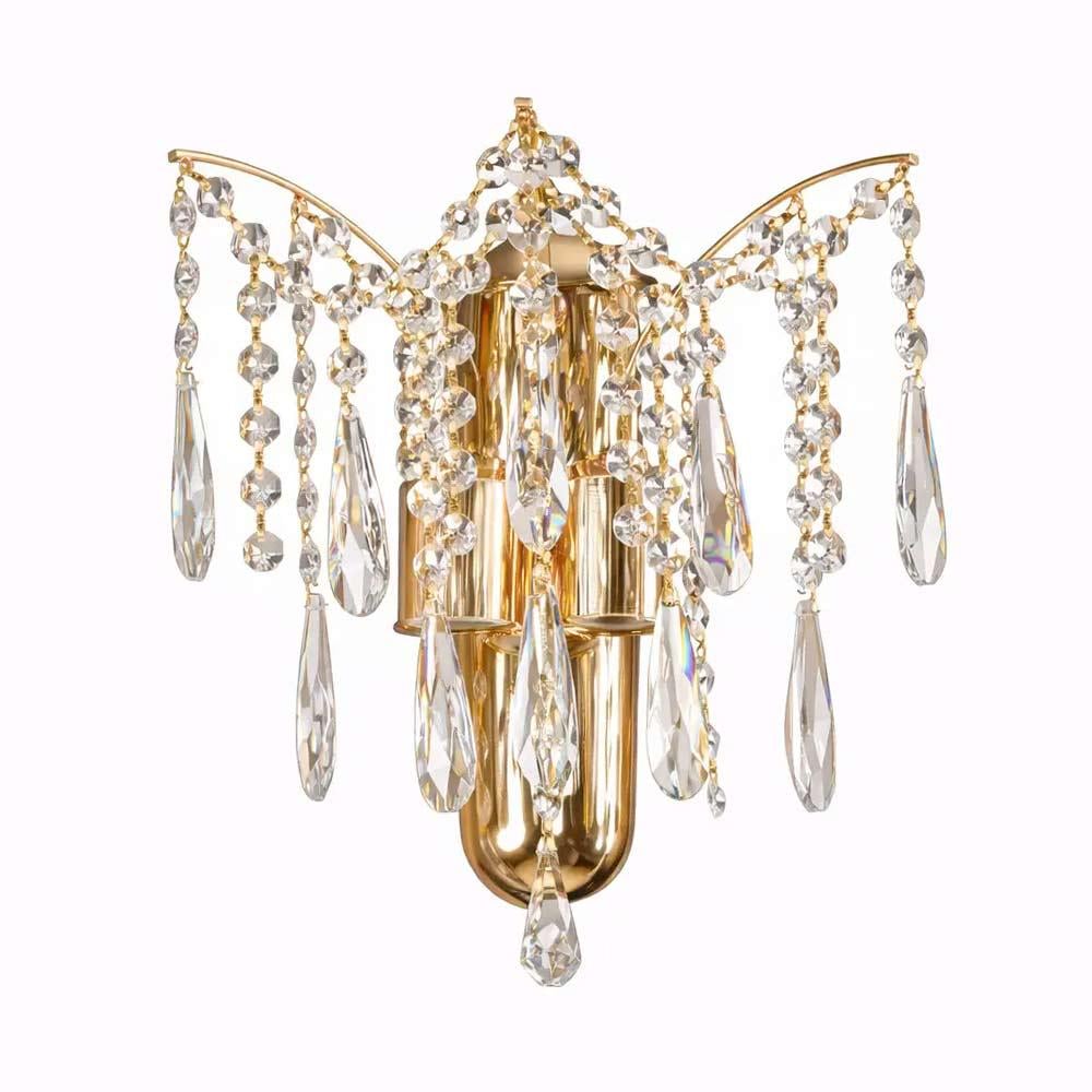 Світильник настінний кришталеве Light HouseSR-20428/2W FG D300хH310 Золотий