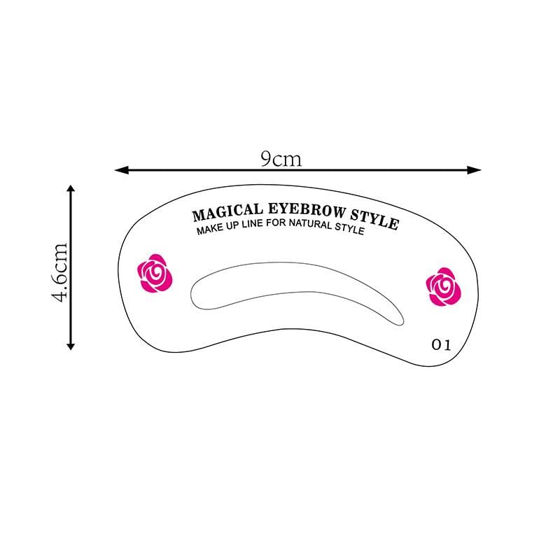 Набор трафаретов для бровей многоразовые 24 формы (29496) - фото 2 Набор трафаретов для бровей многоразовые 24 формы (29496) - фото 2
