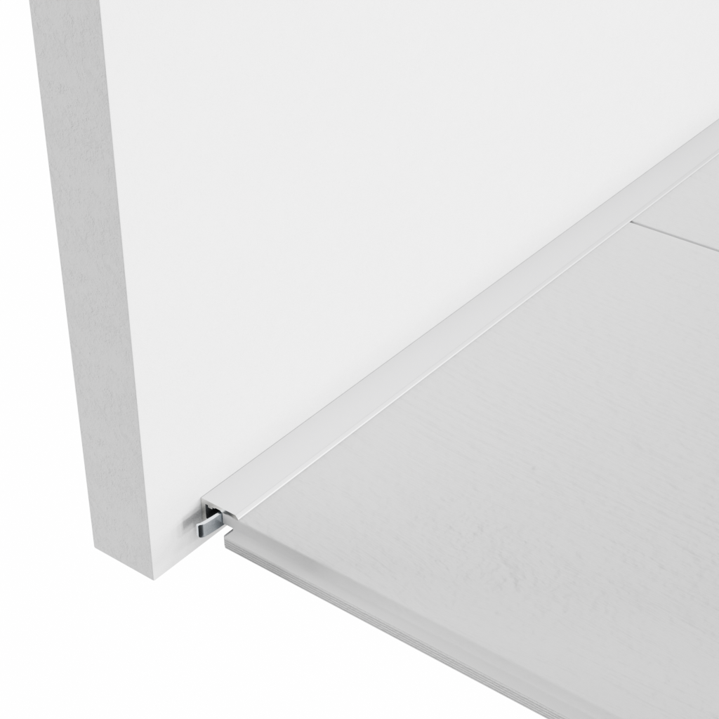 Микроплинтус алюминиевый Thinline SVM-015S 15x2600 мм Серебро (25445747) - фото 3