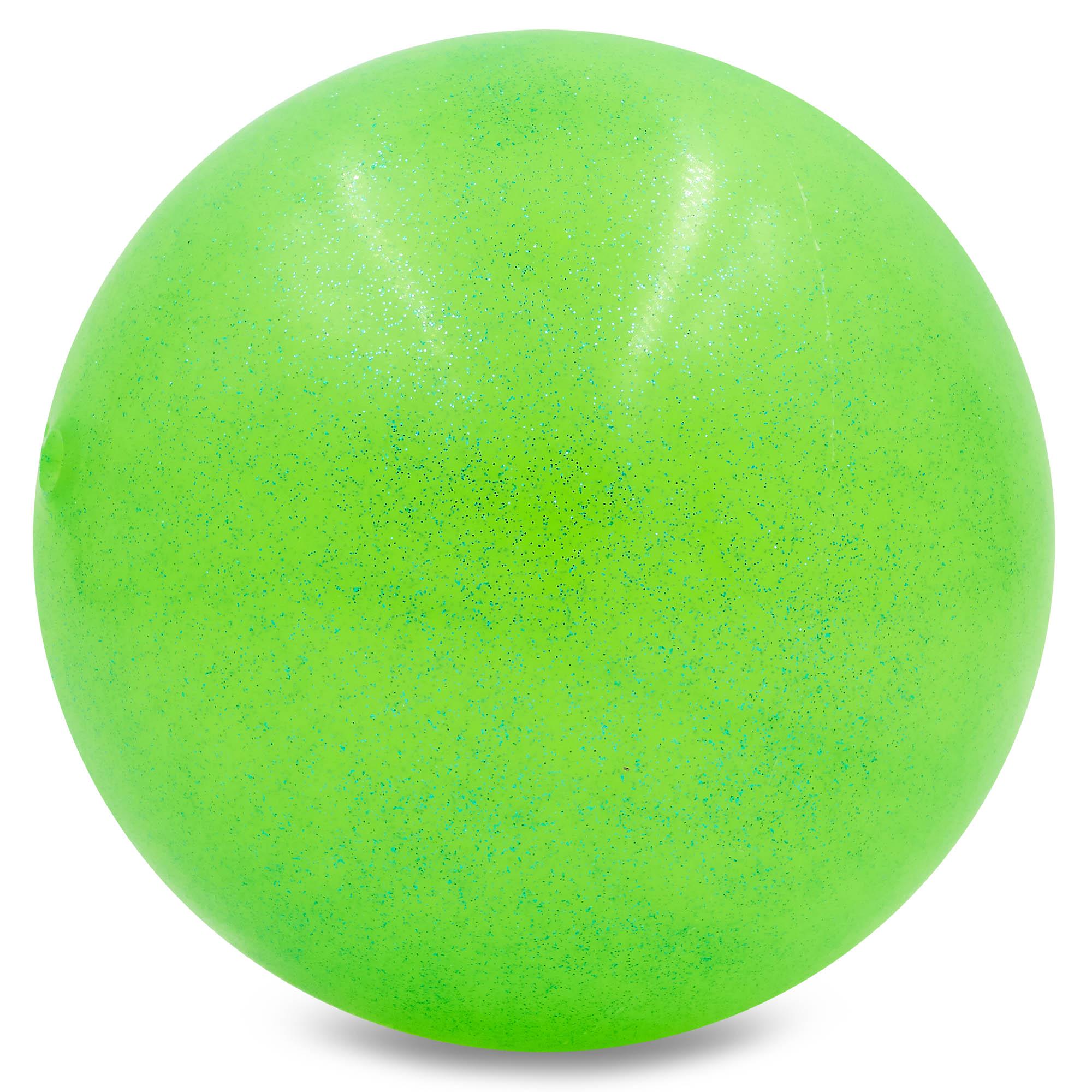 М'яч для художньої гімнастики Zelart Галактика 15 см (C-6273-green)