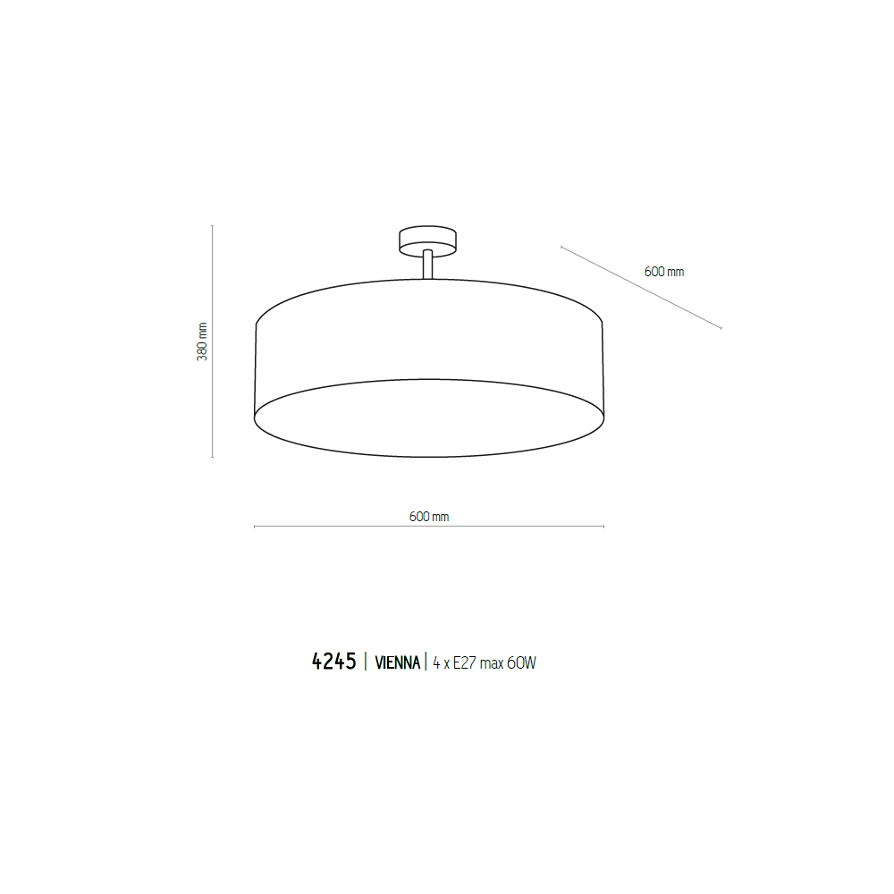 Люстра TK Lighting Vienna 4245 - фото 2