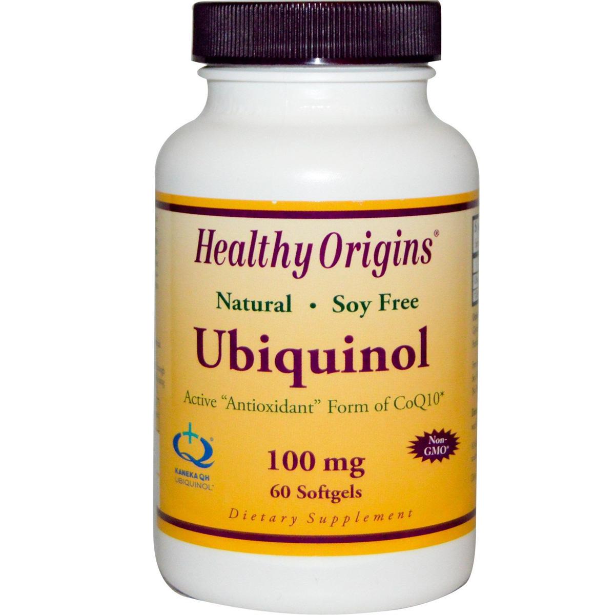 Убихинол Ubiquinol Healthy Origins 100 мг 30 желатиновых капс. (13296)