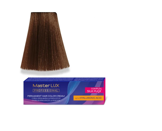 Крем-фарба для волосся стійка Master LUX 5.3 світлий шатен 60 мл Золотистий