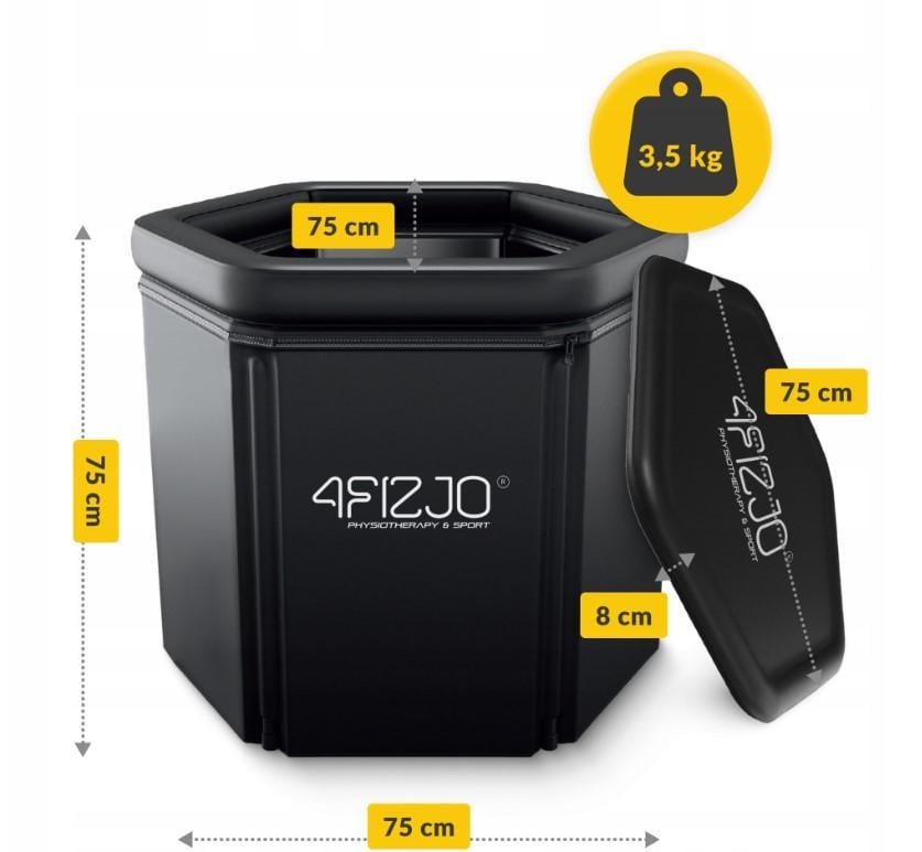 Басейн каркасний для крижаної ванни з кулером-рефрижератором 75х75 см 320 л (id_1165) - фото 2