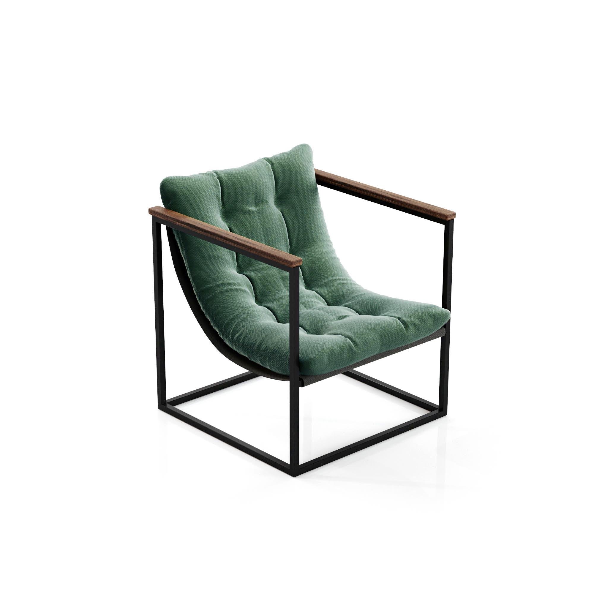 Кресло ViaN Loft Зеленый (24113955) - фото 1 Кресло ViaN Loft Зеленый (24113955) - фото 1