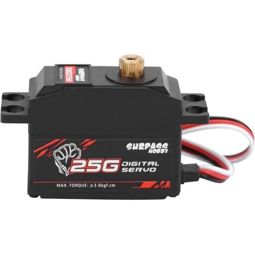 Сервопривод SURPASS Hobby S0025M 25G 360° цифровой металлический редуктор для FPV дронов (00-00025405)