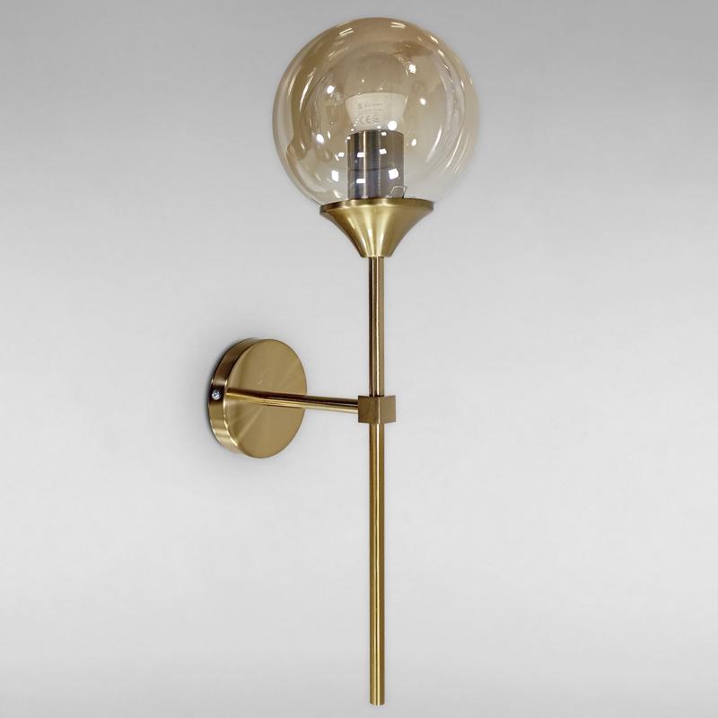 Настенный светильник LS-18035-1 Золото/Коричневый