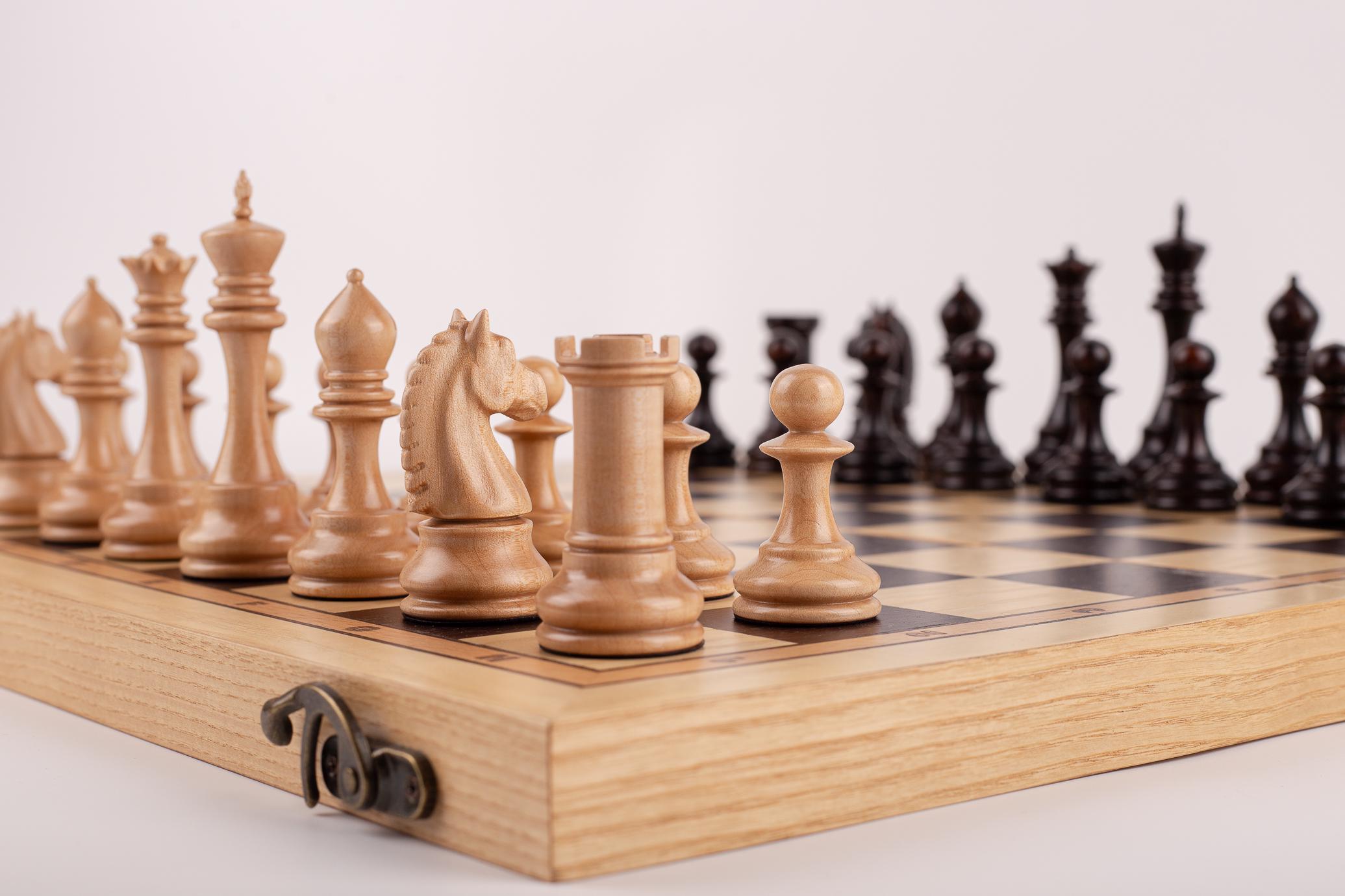 Шахматы настольные деревянные (27852374)