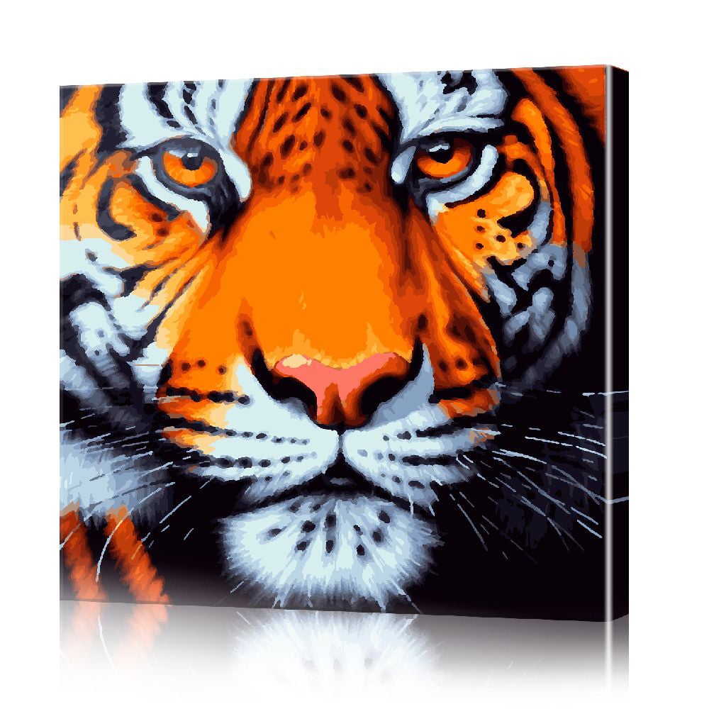 Картина по номерам ArtSale Тигр PBN0007 30х30 см