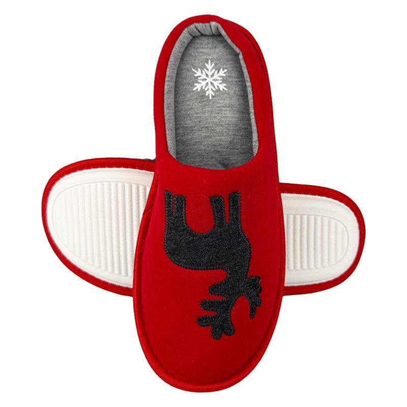 Тапочки домашние мужские закрытые 10364-3 p. 44-45 28 см Красный