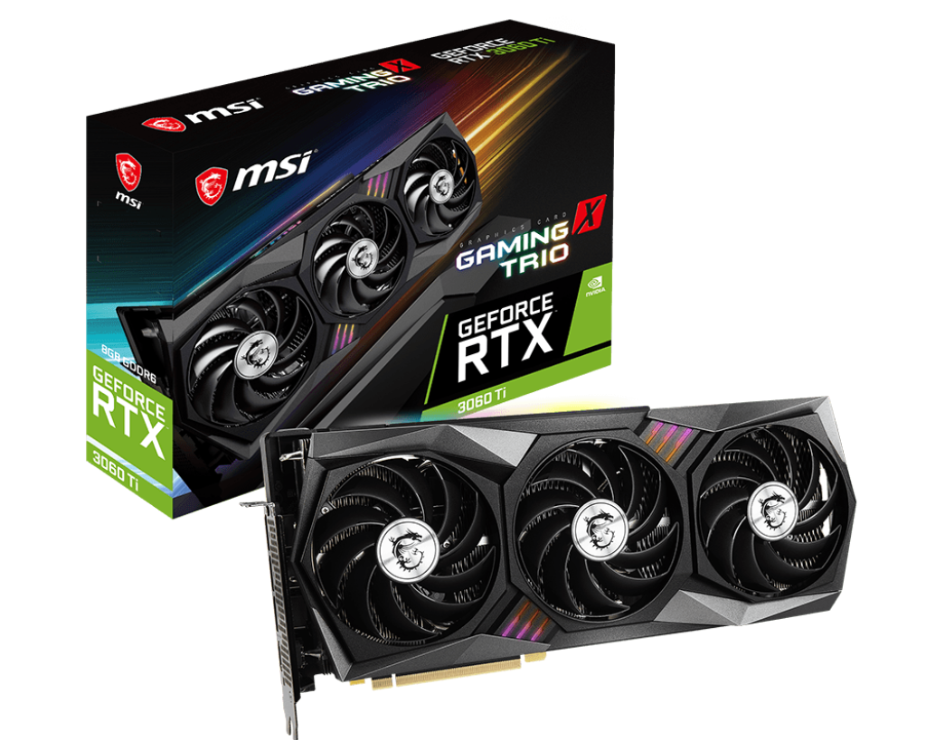 Видеокарта MSI RTX 3060 Ti GAMING X TRIO (21617378)