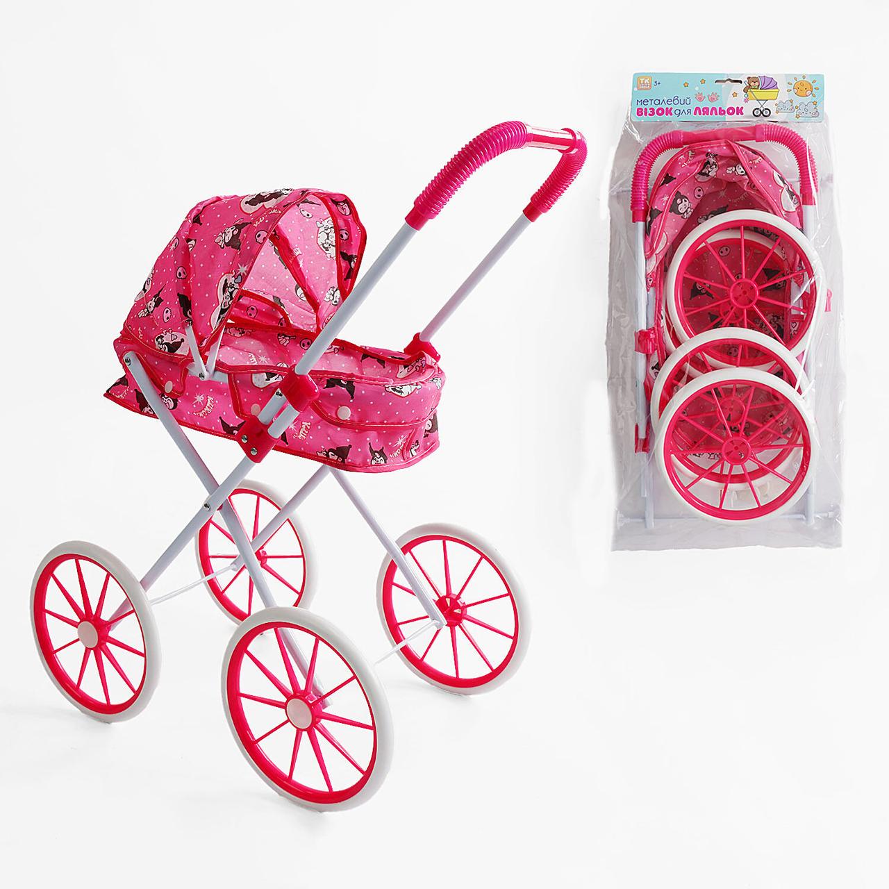 Коляска игрушечная для кукол TK Group с большими колесами складная (2762500662) - фото 3 Коляска игрушечная для кукол TK Group с большими колесами складная (2762500662) - фото 3