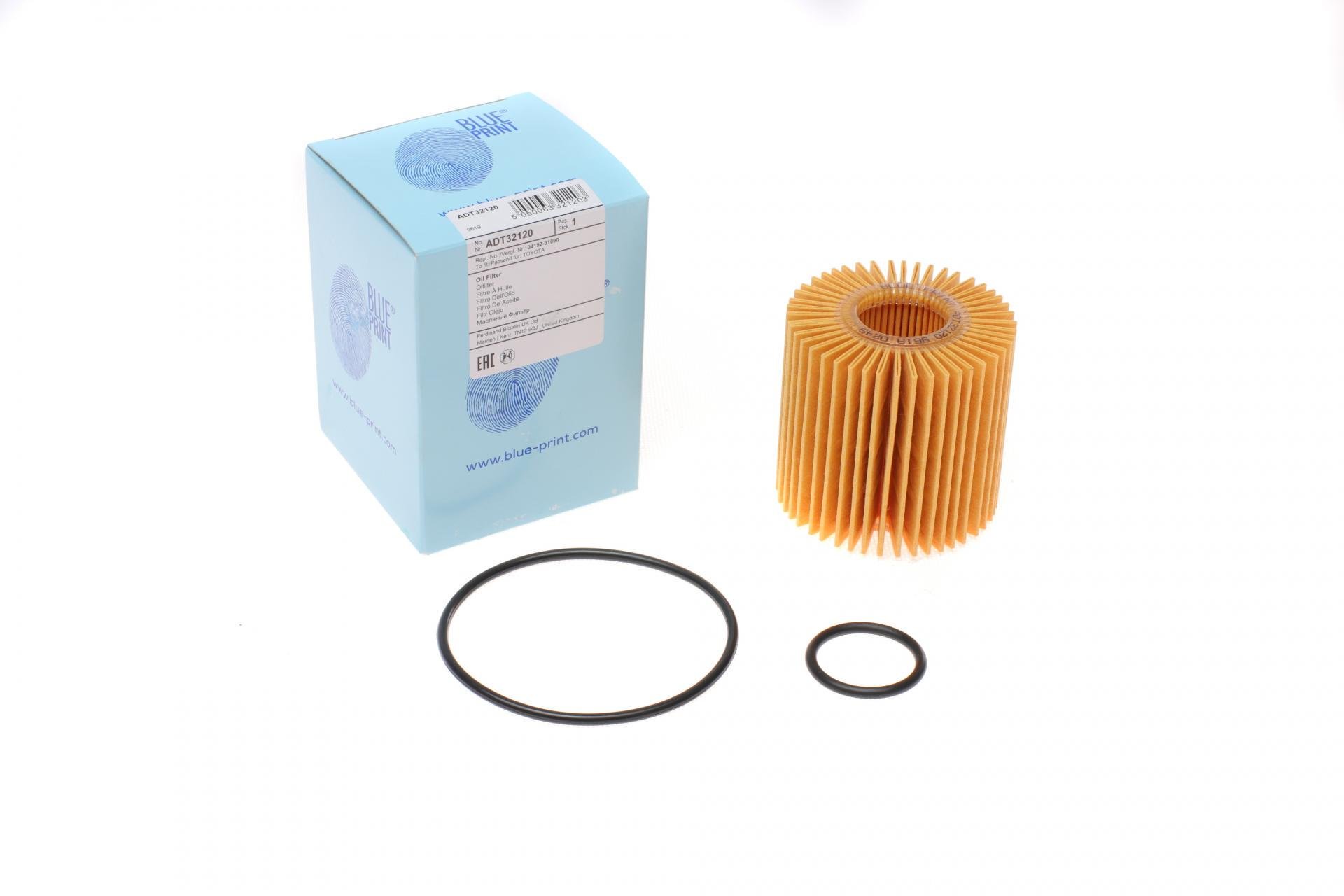 Фильтр масляный BLUE PRINT для Lexus RX/NX 2,0-3,5 08-/Toyota Rav 4 2,5 Hybrid 15- (ADT32120)