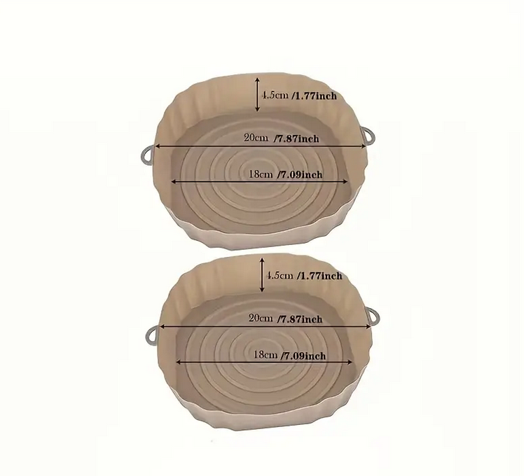 Форма силиконовая для аэрогрилей и аэрофритюрниц Коричневый (W622) - фото 5