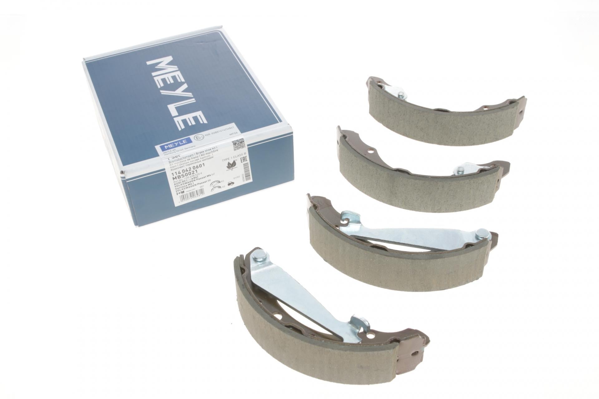 Колодки тормозные задние Meyle для VW Caddy II 96-00 барабанные 200x40 мм (114 042 0601)