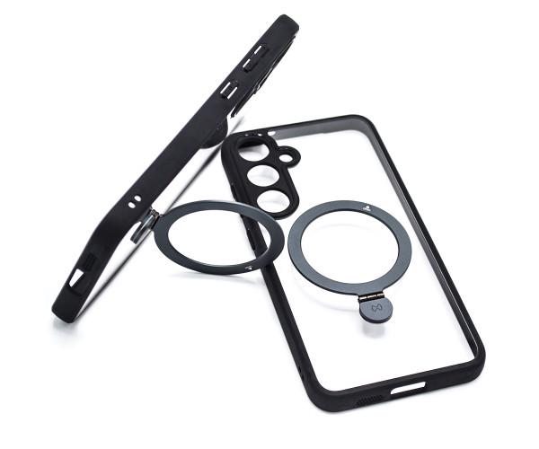 Противоударный чехол XUNDD Ring для Samsung Galaxy S24, Black Противоударный чехол XUNDD Ring для Samsung Galaxy S24, Black