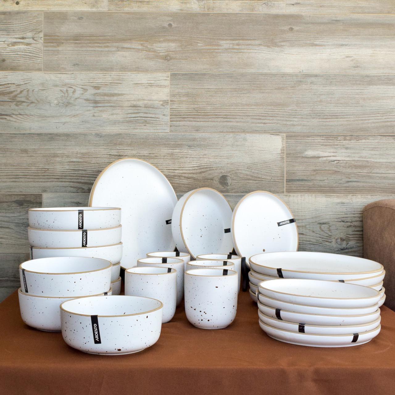 Сервиз из керамической посуды Ardesto Midori, белый 27